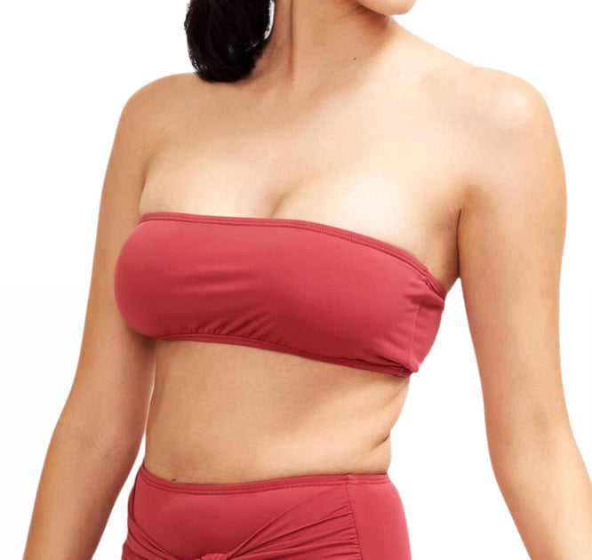 Sauipe Giovanna Bandeau Bikini Top Red Small 3