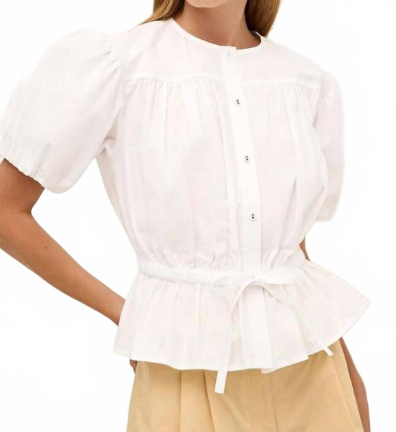 Marie Oliver Wills Top White XS 3