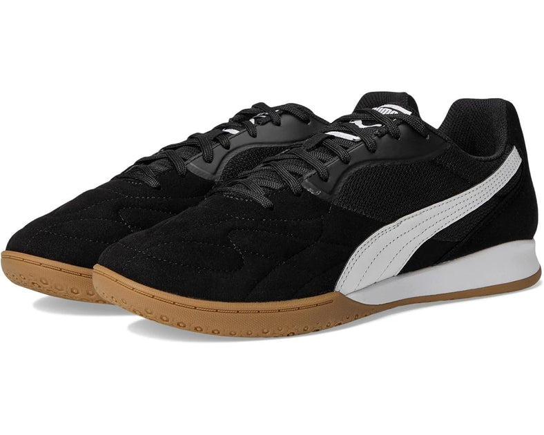 PUMA King Top Sneakers Men's Black Indoor Trainer Soccer Shoes
