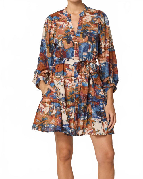 Cleobella Robe Mini Delilah Multi Medium 2