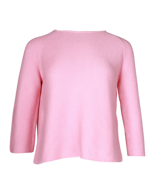 Weekend by Max Mara Rundhals Strickpullover Pink XS 2