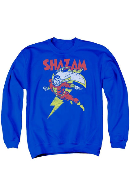 Gildan DC Comics Lets Fly Crewneck Sweatshirt Blue Large 2