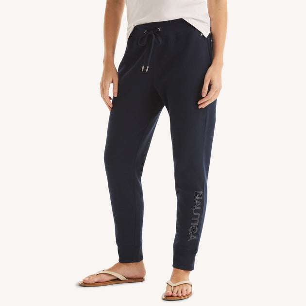 Nautica Logo Jogger White Small 2