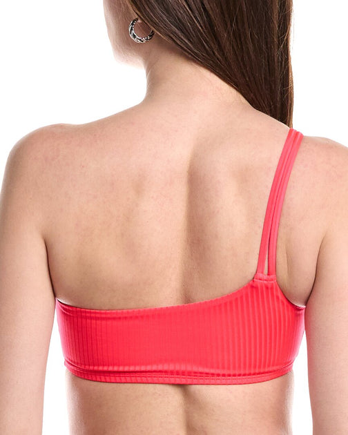 Vitamin A Cosmo Ein-Schulter Bikinioberteil Pink Large 3