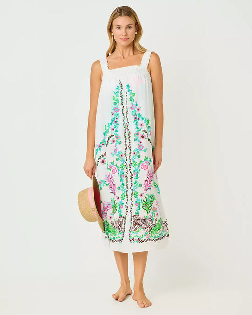 Lilly Pulitzer Colwin Midi Cover-Up Multi Large 2