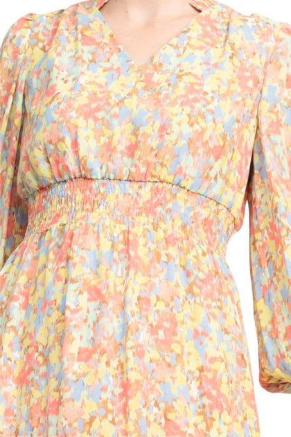 TRUEDAMES Chiffon Shiftkleid Multi US 10 4