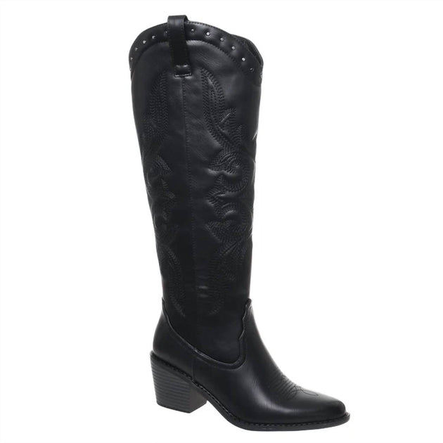 OLEM High Range Wide-Calf Boots Black US 9 3