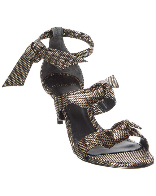 Alexandre Birman Lolita 60 Leather Sandal Black EU 36 2