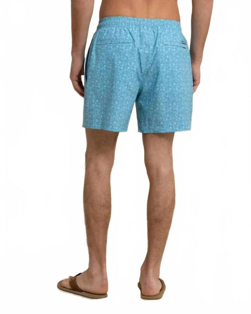 Southern Tide Ditzy Floral Swim Trunk Blue Medium 4