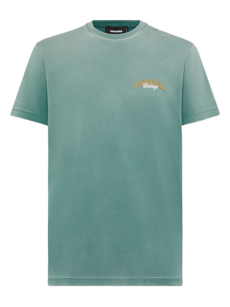 Dsquared2 Crew Neck T-Shirt Sea Green Small 2