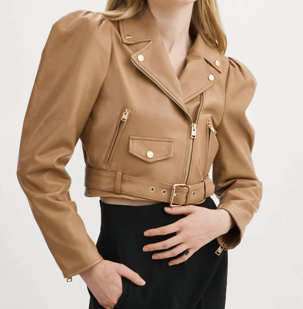 Lamarque Charnesa Leather Jacket Brown XSmall 2
