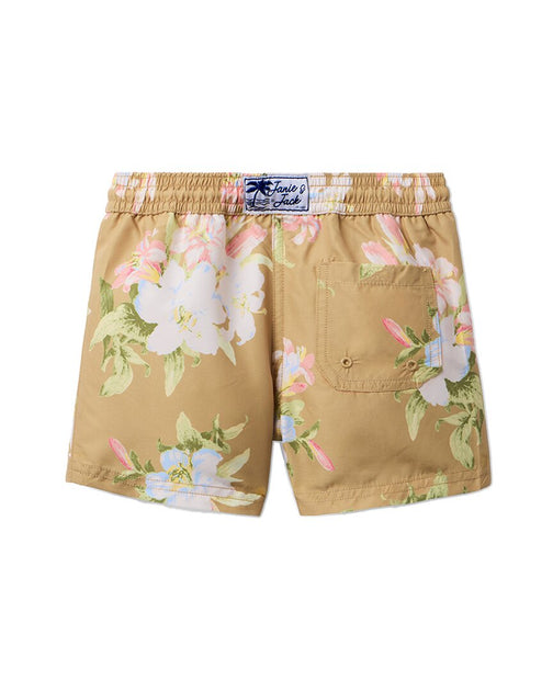 Janie and Jack Recycled Floral Swim Trunk Multi US 7 3