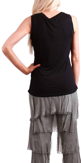 GIGI MODA Nola Tank Top Black One Size 3