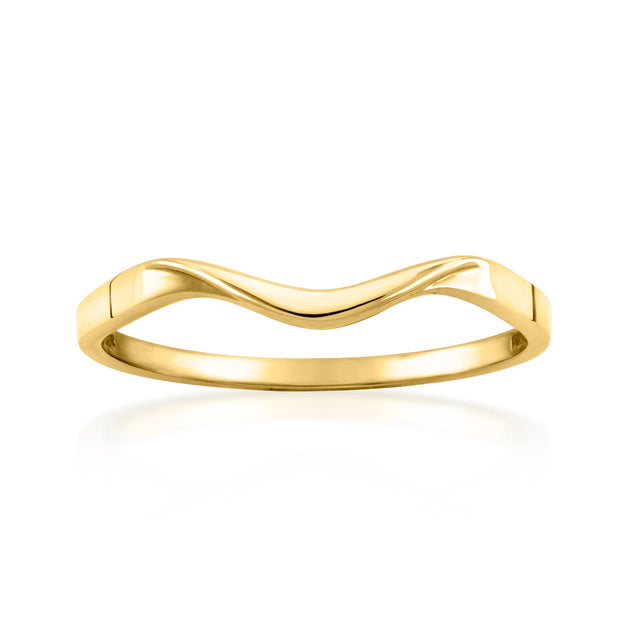 Ross-Simons Italian 10kt Yellow Gold Wave Ring Gold US 8 2