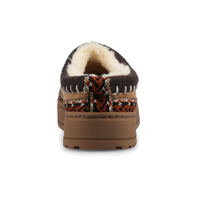 Journee Collection Tarika Mule Slipper Pink Small 4