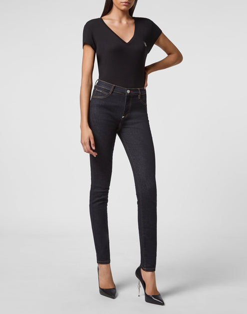 Philipp Plein High Waist Jegging Multi 28 4