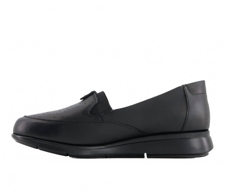 Andrea Ultra Comfort Leather Loafers Black US 6 4