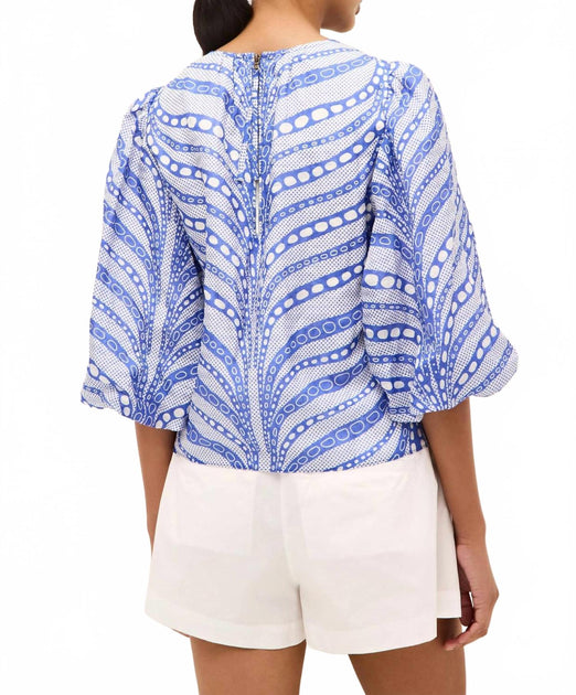 Marie Oliver Harly Top Blue 3X 3