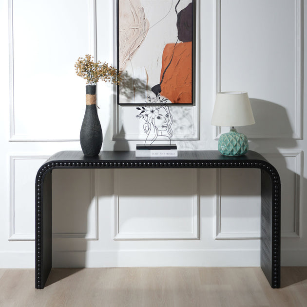 Streamdale Console Table Black 2