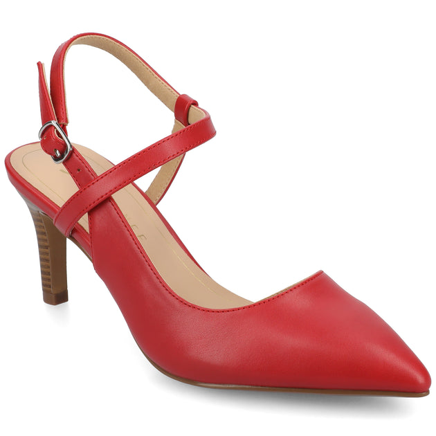 Journee Collection Scipio Pumps Red US 7 2