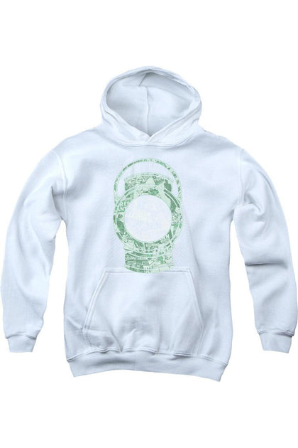 Sweat à capuche jeunesse Gildan DC Comics Lantern Cover Bleu XL 2