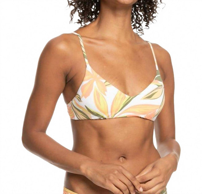 Roxy Beach Classics Bra Bikini Top Multi Medium 2