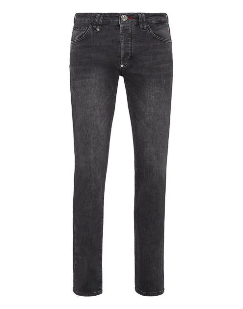 Philipp Plein Denim Super Straight Cut White 40 2