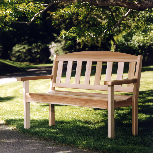Hivvago Cedar Garden Bench 3