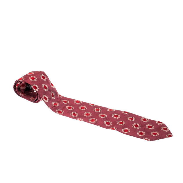 Hugo Boss Jacquard Tie Pink One Size 2