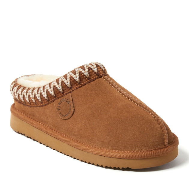 Fireside by Dearfoams Greta Slipper Grey US 11 3