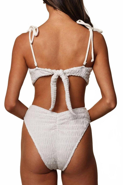 Montce Paula Bikini Bottom White Small 5