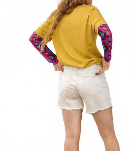 Rowdy Crowd Shenandoah Stud Shorts Gelb Small 3