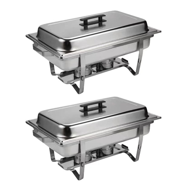 ESTASSAY Buffet Catering Dish Silver 3