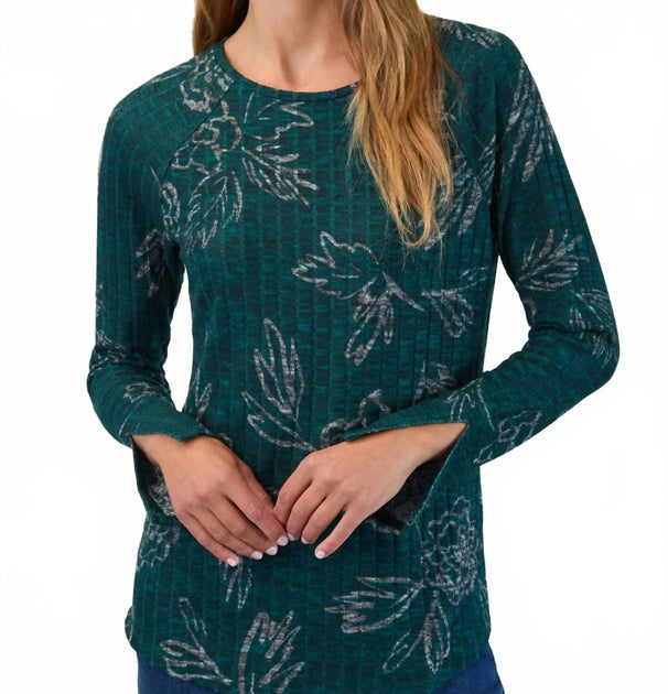 FDJ Ripp-Langarmshirt Grün Medium 2