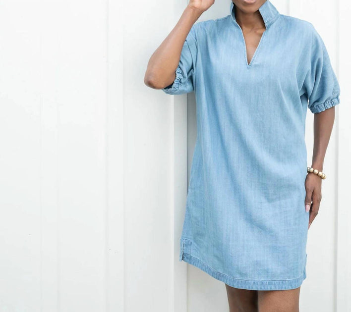 Emily McCarthy Poppy Dress Blue XSmall 4