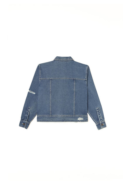 Sasha+Z Denim Jacket Blue Small 3