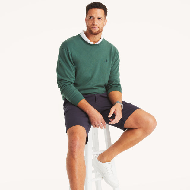 Nautica Navtech Crewneck Sweater Green 5XLarge 2