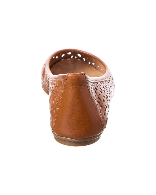 French Sole Leyla Flat Brown US 9.5 4