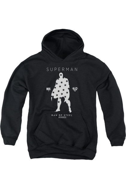 Gildan Superman Star Silhouette Jugend Kapuzenpulli - Schwarz, XL 2