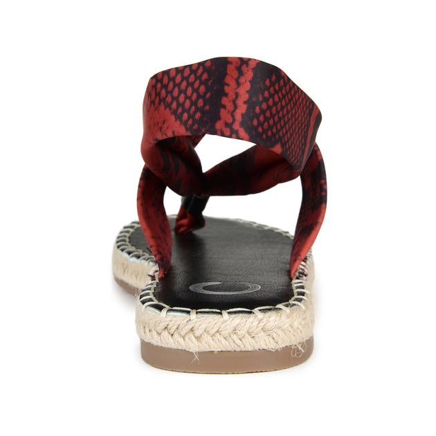 Journee Collection Flin Sandal Red US 7.5 4