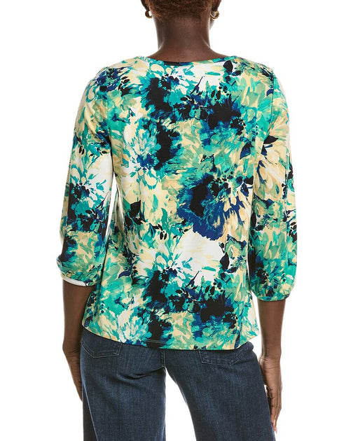 Jones New York Crewneck Top Multi Large 3