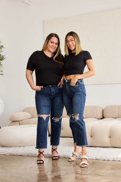 TRUEDAMES Dylan Crop Jeans Multi 3X 4