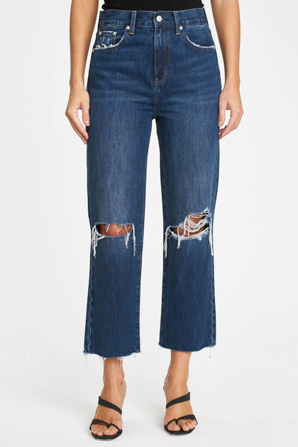 PISTOLA Cassie Straight Crop Jean Blue 24 2