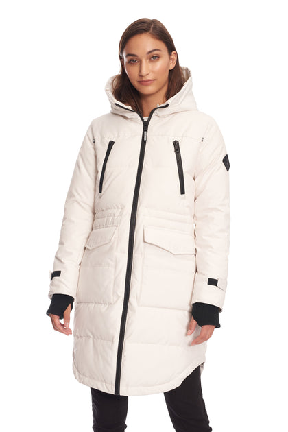Alpine UKON Damen Vegan Down Parka Beige XLarge 3
