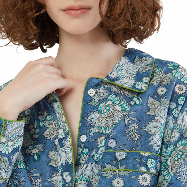 Ensemble de pyjama court à motifs floraux Folkloore 4
