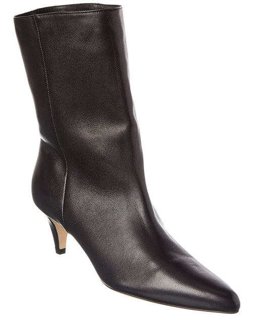 By FAR Lysander Leather Bootie Black EU 38 2