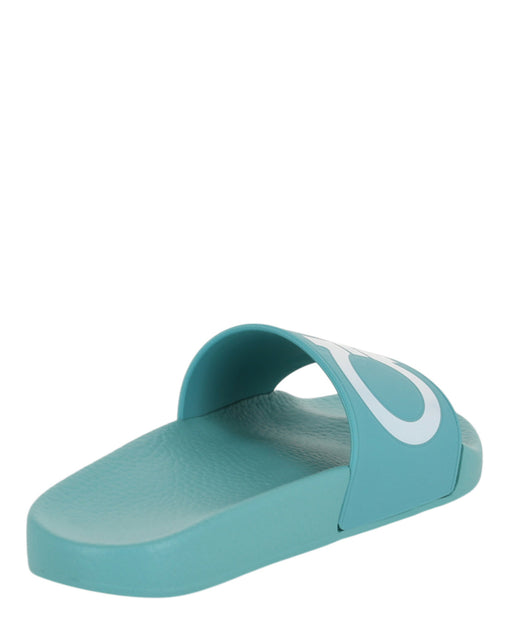 Ferragamo Groovy Dual Gancini Slides Multi Mens FERRAGAMO ​Groovy Dual Gancini Logo Slide Sandals on SALE  main image 3