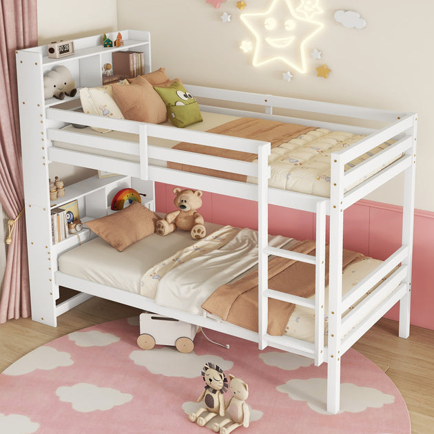 Streamdale Twin Bunk Bed Brown 3