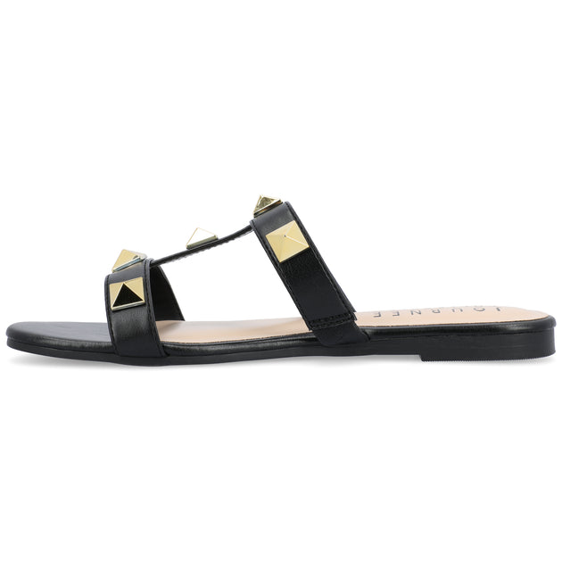 Journee Collection Kendall Sandal Black US 8 3