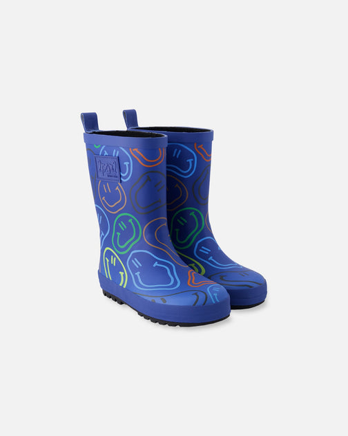 Deux par Deux Rain Boots Blue US 7 2